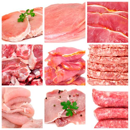 九個不同肉類產品的味覺拼貼 從菜板到倉庫的鮮肉圖譜
