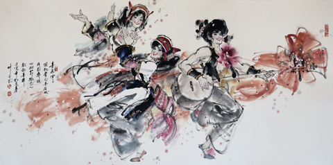 水墨舞韻 陳玉先——中國水墨舞蹈畫的高峰